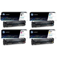 Cartouche Toner HP-203A Noir / Bleu / Jaune / Rouge