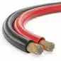 Câble de haut parleur 2x0.5mm² rouge / noir 100m