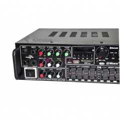 Amplificateur de puissance audio intégré UKC AV-326BT 240W avec Bluetooth et karaoké