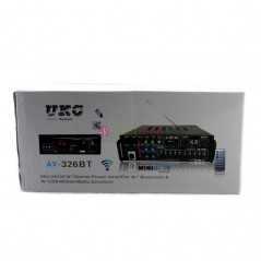 Amplificateur de puissance audio intégré UKC AV-326BT 240W avec Bluetooth et karaoké