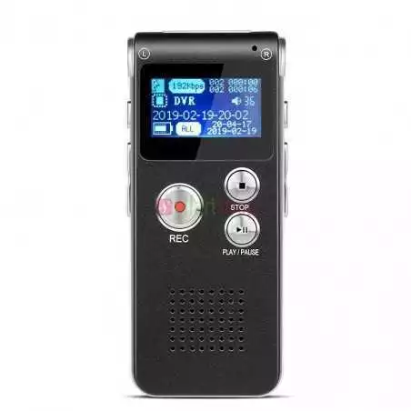 Mini dictaphone 8Go à bande portable avec lecture, USB, MP3 SK-012