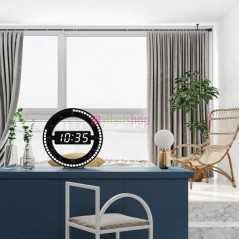 Horloge Murale 3D Salon Grand Écran LED DS-3688L