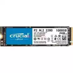 Disque dur SSD Interne 512Go, 1To, Crucial P2 Vitesses atteignant 2400 Mo/s (3D NAND, NVMe, PCIe, M.2)
