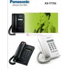 Téléphone filaire Panasonic KX-T7703SX original Affichage LCD Identification de l'appelant