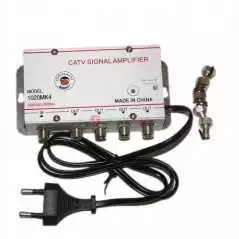 Amplificateur de Signal d'antenne de câble de TV VCR CATV de 4 voies