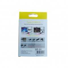 Adaptateur de transfert de données vers femelle USB OTG 2 en 1 Type C + Micro