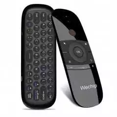 Mini clavier W1 sans fil avec télécommande 2.4 ghz, 6 axes, capteur de mouvement pour Smart TV, Android, TV, ordinateur portable