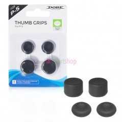 Couvercle Capuchon de protection en silicone antidérapant Capuchon pour Manette de jeu PS4 / PS5 4 en 1 DOBE TY-0817