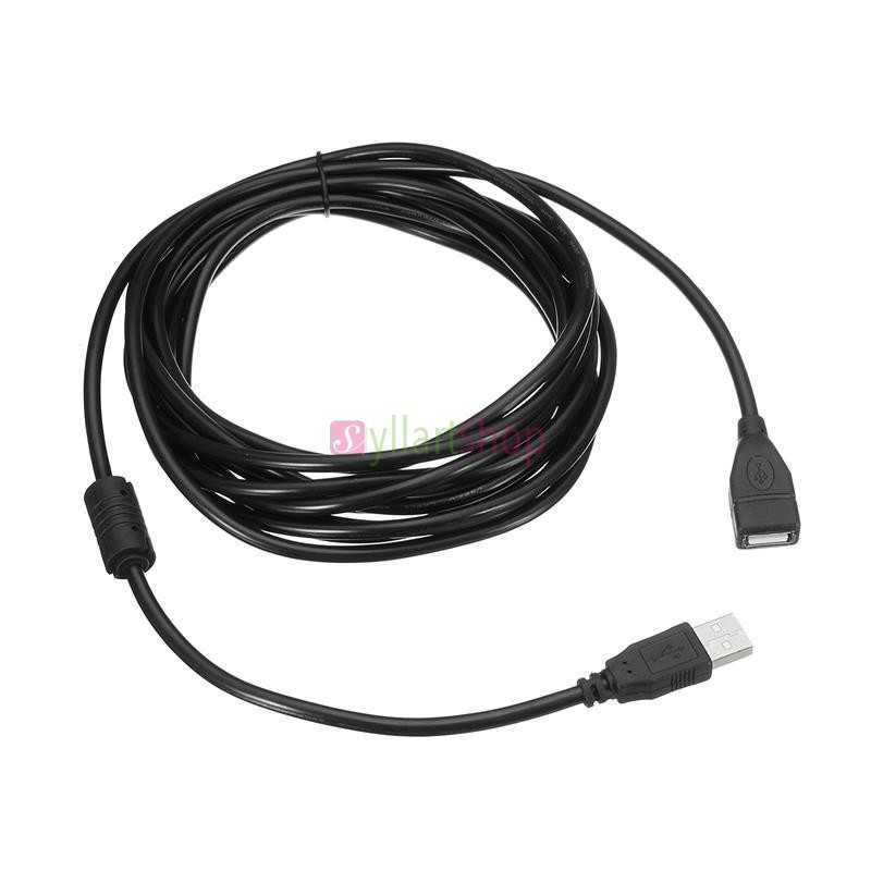 Cable d'extension USB 2.0 Male / Female Extension (AM-AF) 5m Cable d'extension USB 2.0 Male / Female Extension (AM-AF) 5m