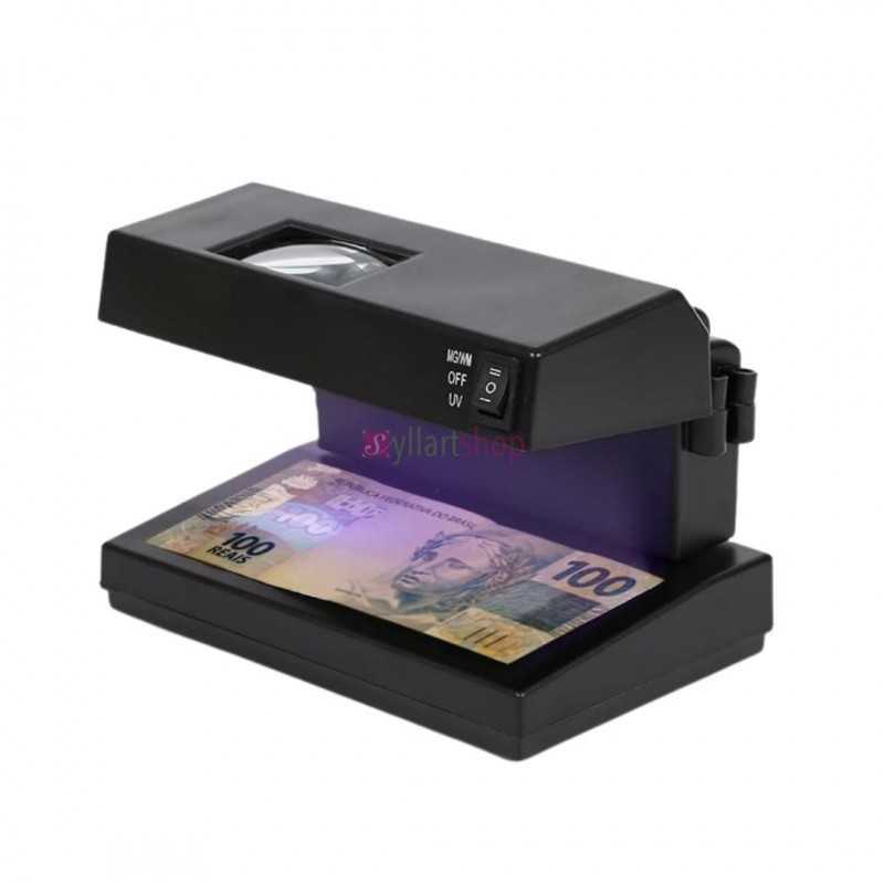 Detecteur de faux billet de banque multi-devises AD-2138 UV violet clair Detecteur de faux billet de banque multi-devises AD-2138 UV violet clair