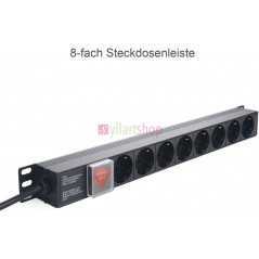 Bloc multiprise PDU rackable 8 prises 19 pouces