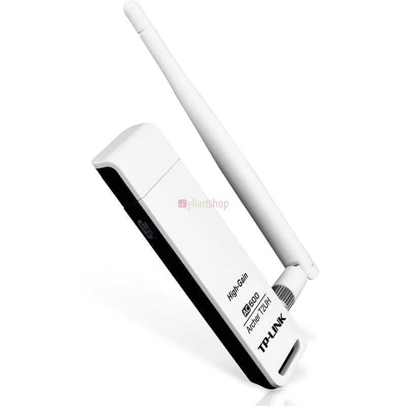 Clé wifi USB double bande TP Link Archer T2UH AC600 à gain élevé