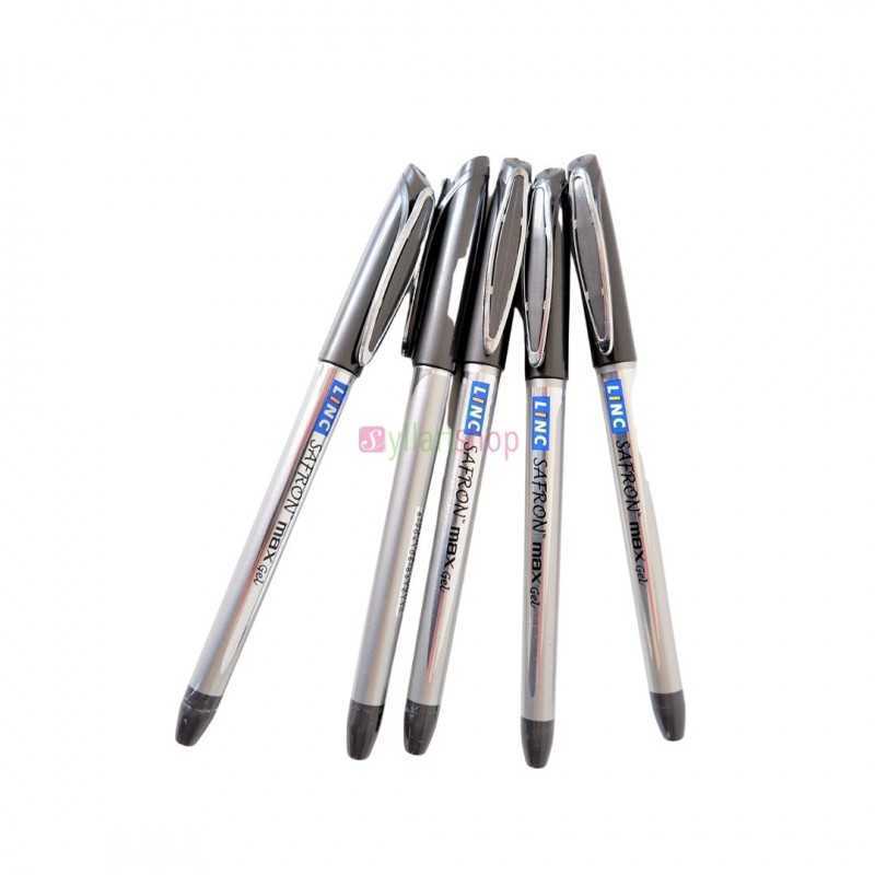 Stylo gel Linc Safron Max paquet de 10 à écriture lisse Stylo gel Linc Safron Max paquet de 10 à écriture lisse