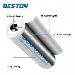 Pack de 4 Batterie Rechargeable Beston AA 1.2V 3000mAh