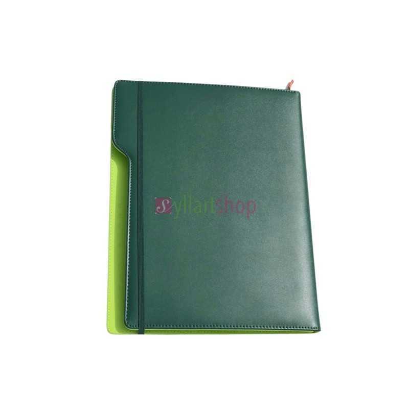 Agenda cartable + calculatrice format A4 couverture en cuir polyuréthane Agenda cartable + calculatrice format A4 couverture en cuir polyuréthane