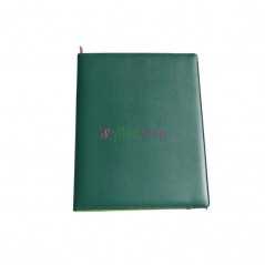 Agenda cartable + calculatrice format A4 couverture en cuir polyuréthane