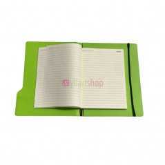 Agenda cartable + calculatrice format A4 couverture en cuir polyuréthane