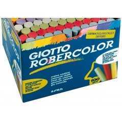 Boite 100 craies assorties GIOTTO Robercolor