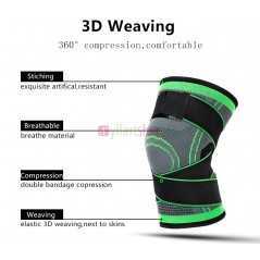 Genouillère Bretelle Sport Soutien Articulations Protecteur Fitness Compression Manches