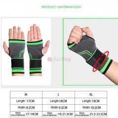 Gant de soutien Protège poignet Palm support 262