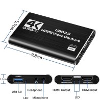 Carte de Capture Vidéo 4K HDMI | USB 3.0 | 1080p 60fps | Streaming & Enregistrement