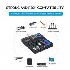 Table de mixage 4 piste professionnelle Yamaha MG-04BT