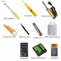 Kit Outils Réparation PC Poso PS-P15 | Trousse Maintenance Informatique (15 pièces)