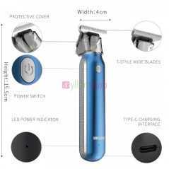 Tondeuse professionnelle Rechargeable 2021, Wmark NG-309, 7000 tr/min, avec batterie 1500