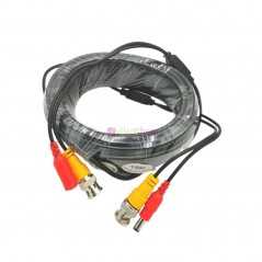 Cable d'alimentation caméra de surveillance CCTV BNC