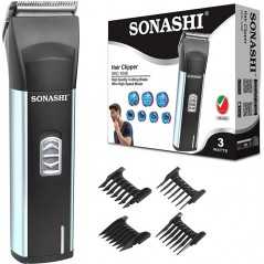 Tondeuse à cheveux rechargeable Sonashi (Argent-Noir) SHC-1048