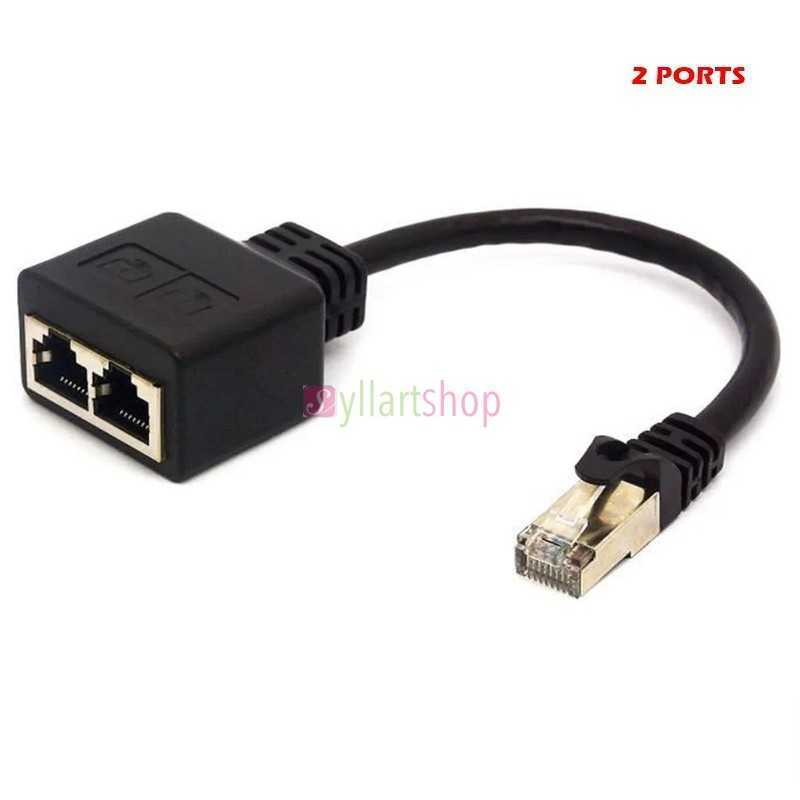 Câble Adaptateur RJ45 Mâle vers Femelle | Extension pour Réseau Ethernet Cat 5/6