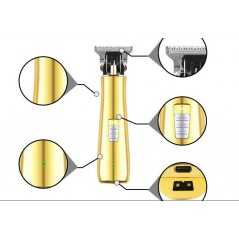 Tondeuse à cheveux professionnelle KM-9380, rechargeable par USB