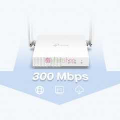 Répéteur WiFi TP-Link TL-WR844N | 300 Mbps | Multi-Mode 4-en-1 | Couverture Étendue