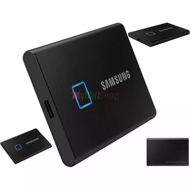 Samsung T7 Touch 1 To Noir - SSD externe portable USB-C & USB-A - Disque  dur externe - Samsung