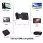 Convertisseur VGA vers HDMI, avec câbles adaptateur Audio 720/1080P, pour moniteur HDTV, projecteur, PC portable, TV-Box