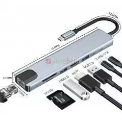 Hub USB-C Adaptateur HDMI 8...
