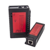 Testeur de câble reseaux lan rj45 rj11 câble/fil Cat5 Cat6 NF-468