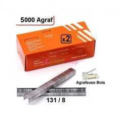 Paquets 5000 Agrafeuse Bois 131-8mm