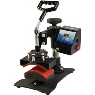 Machine d'impression pour chapeaux plats, pressoir a chaud, casquette