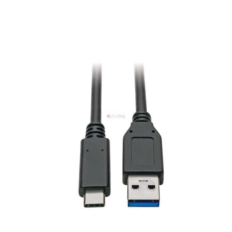 Câble USB-C vers USB-A (MM), USB 3.2 Gen 2 (10 Gbs), certifié USB-IF, compatible Thunderbolt 3, 0,91 m (3 pi)