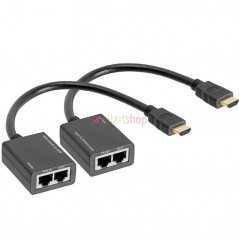 Répéteur d'Extension HDMI sur Câble Cat5e/Cat6 | Transmission Longue Distance Full HD