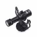 Microphone Compact sur caméra Mp-60, avec monture de choc ryote Lyre pour Canon Nikon Lumix Sony DJI Osmo DSLR
