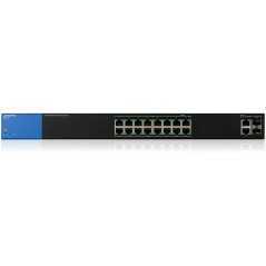 Switch Linksys LGS318P | 16 Ports Gigabit PoE+ (125W) | Géré & SFP
