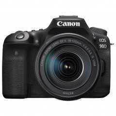 Appareil photo 32.5 MP - ISO 25600 Canon EOS 90D + 18-135mm IS USM Vidéo 4K UHD - Ecran LCD 3 tactile et orientable