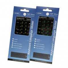 Autocollant Clavier AZERTY Noir | Sticker Français | Conversion Rapide