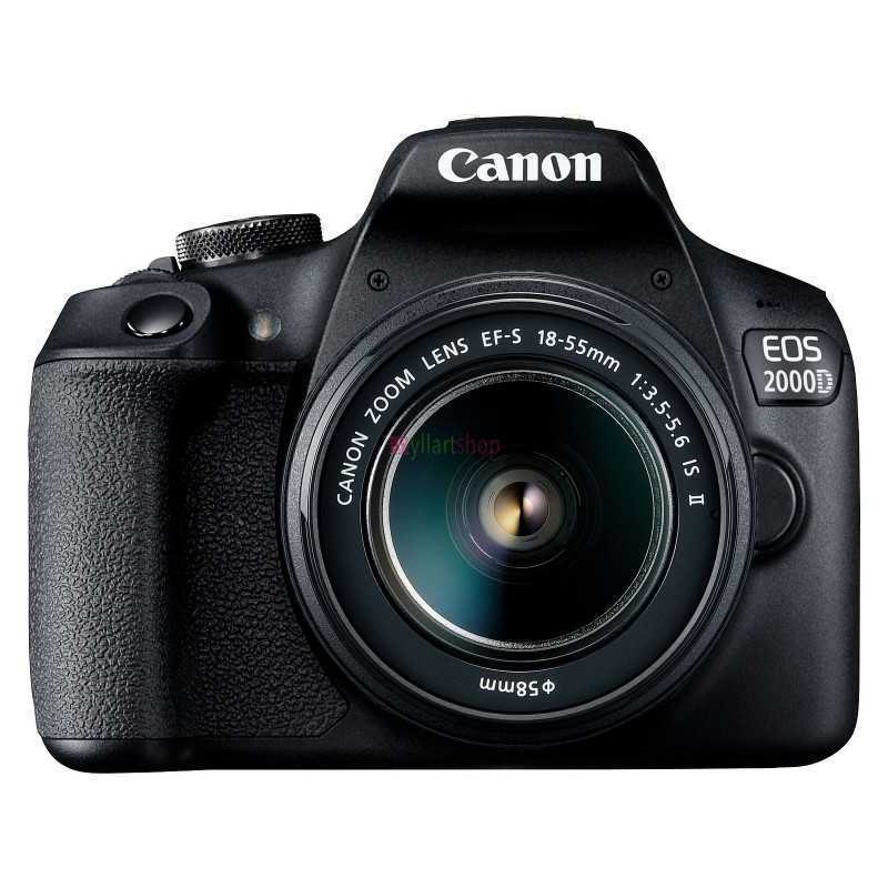 Appareil photo Reflex Numérique 24.1 MP Canon EOS 2000D EF-S 18-55mm f/3.5-5.6 III - Ecran LCD 3" - Vidéo Full HD - Wi-Fi - NFC Appareil photo Reflex Numérique 24.1 MP Canon EOS 2000D EF-S 18-55mm f/3.5-5.6 III - Ecran LCD 3" - Vidéo Full HD - Wi-Fi - NFC