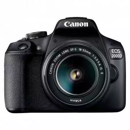 Appareil photo Reflex Numérique 24.1 MP Canon EOS 2000D EF-S 18-55mm f/3.5-5.6 III - Ecran LCD 3" - Vidéo Full HD - Wi-Fi - NFC