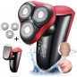 Rasoir électrique WMARK C09-HC009 barbe Tondeuses à cheveux USB rechargeable 3 lames de rasoirs lavable Rasoir électrique WMARK C09-HC009 barbe Tondeuses à cheveux USB rechargeable 3 lames de rasoirs lavable