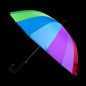 Parapluie arc en ciel multicolore