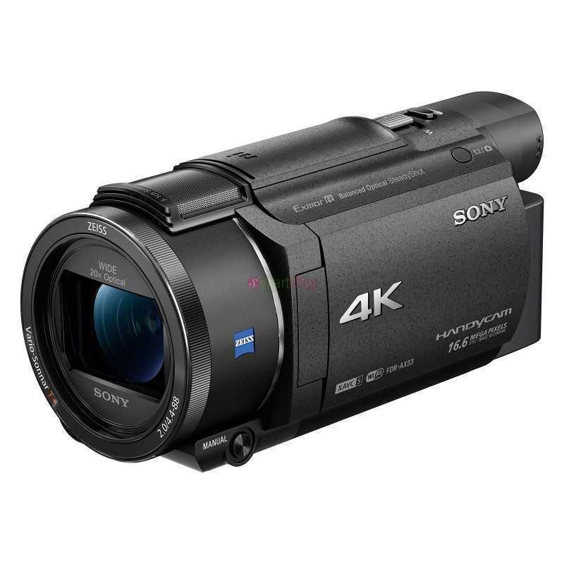 Caméscope Sony FDR-AX53 4K Zoom Optique 20x Capteur CMOS Exmor R